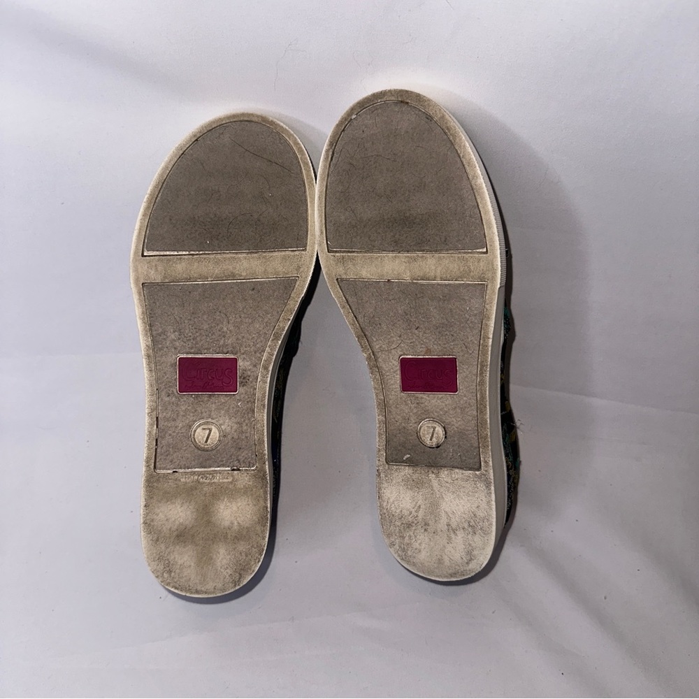 Circus by Sam Edelman Sinclair Critter Platform Jacquard Slip-On Sneaker Size 7 - Picture 5 of 6
